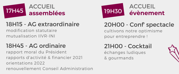 programme AG événement